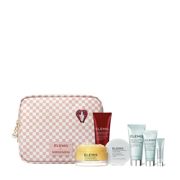 ELEMIS Kit: Shrimps Travel Icons Collection - Легендарна колекція бестселерів у дизайнерській Тревел косметичці для Неї