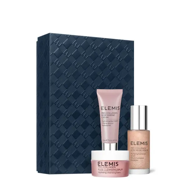 ELEMIS Kit: Pro-Collagen Rose Plumping Routine - Тріо для зволоження та заспокоєння шкіри з Трояндою
