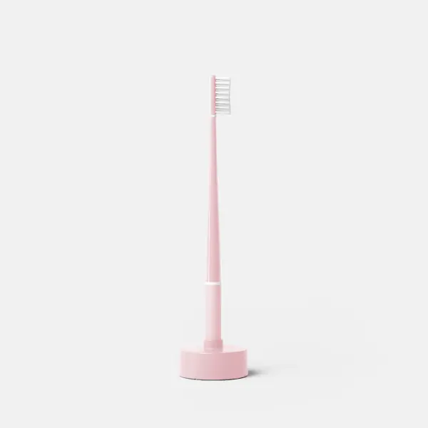 Piuma Toothbrush & Base Con Calendario (baby pink, soft echinacea) )