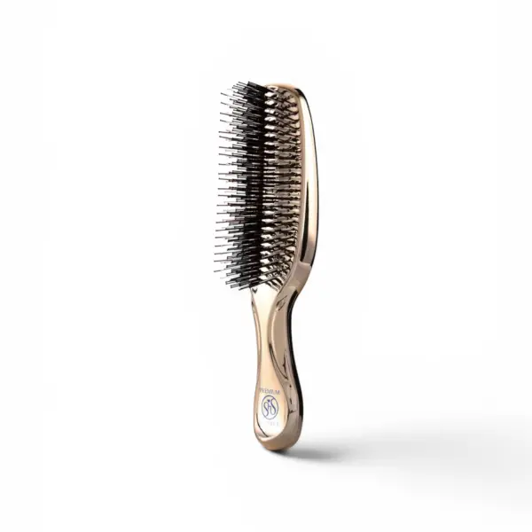 S-HEART-S SCALP BRUSH WORLD PREMIUM LONG CHAMPAGNE GOLD Щітка для волосся
