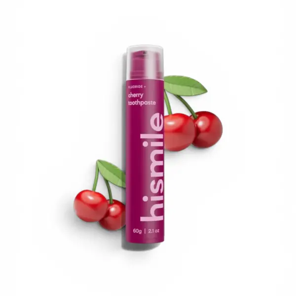 Зубна паста зі смаком вишні Hismile Cherry Toothpaste 60g