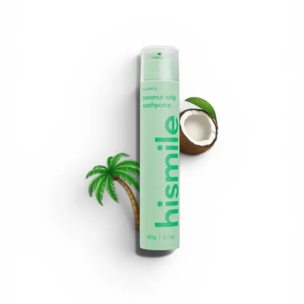 Зубна паста зі смаком кокосових вершків hismile Coconut Whip Toothpaste 60g