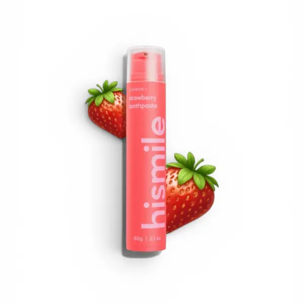 Зубна паста зі смаком полуниці Hismile Strawberry Toothpaste 60g