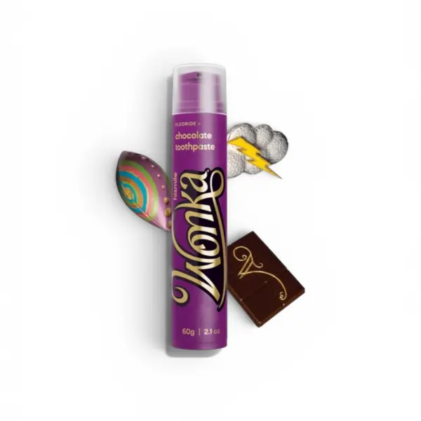 Зубна паста зі смаком шоколаду Hismile Wonka Chocolate Toothpaste 60g