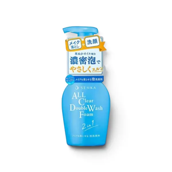 Пінка для вмивання та зняття макіяжу Shiseido Senka All Clear Double Wash Foam 2 in 1, 150 мл